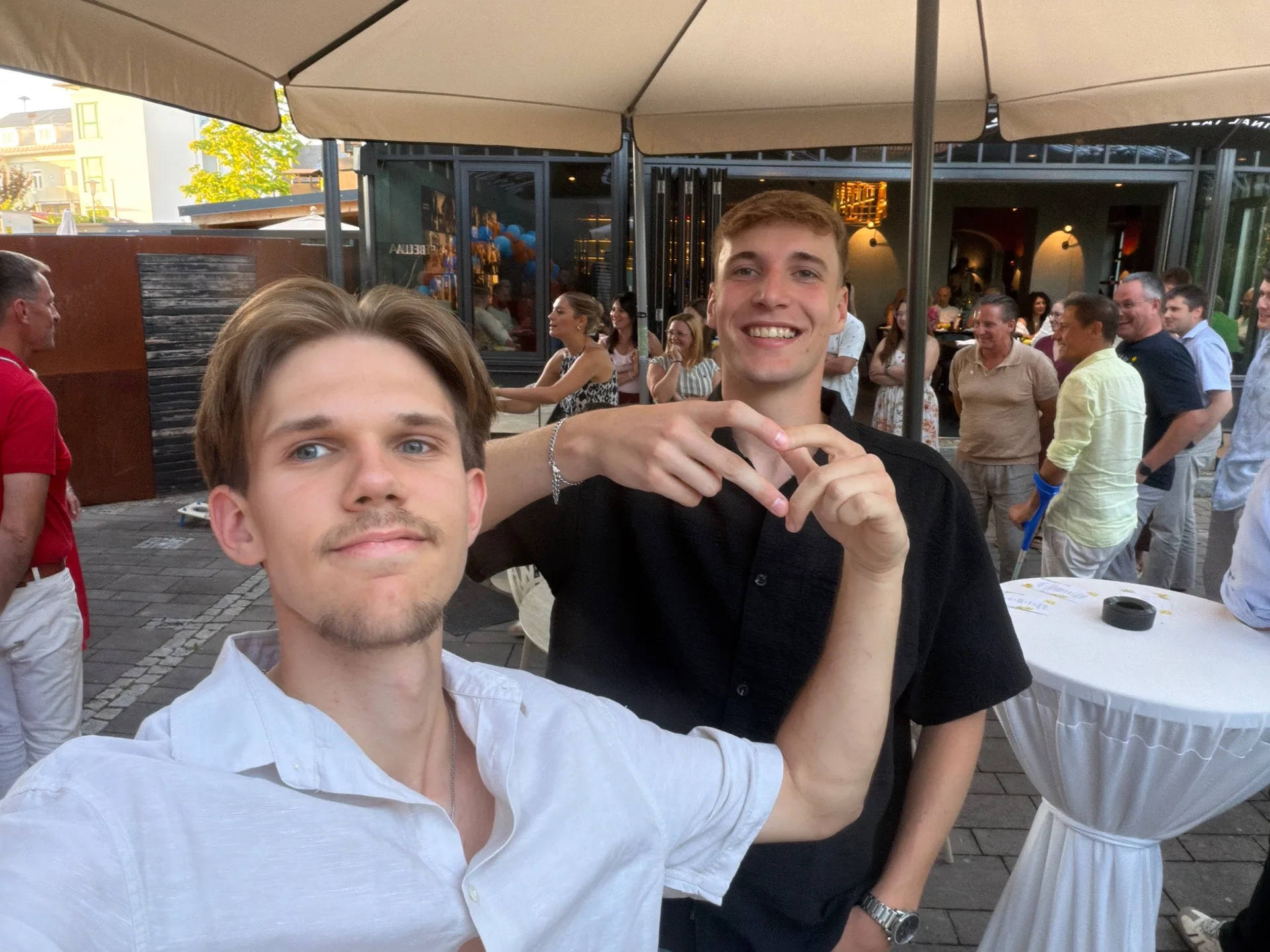 Foto von Luca und Arthur